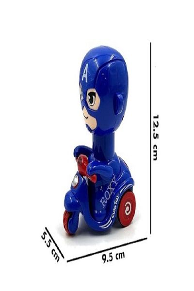 rexa Push & Go Cartoon Friction Car – Cute Inertia-Powered Toy Motorcycle for Kids
