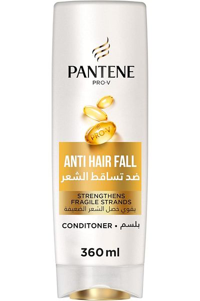 Pantene Pro-V Anti-Hair Fall Conditioner 360ml – Strengthens Fragile Strands, Reduces Hair Fall