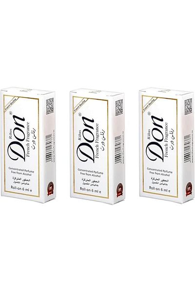 ORIGINAL SOURCE French Don Perfume 6ml 3 Bottles