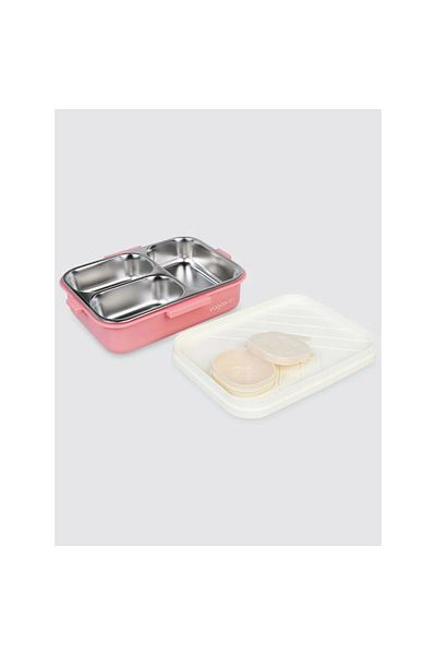 Vagonlife Bento 750ml Lunchbox Cute Friends Μονόστρωτο 3 θέσεων από ανοξείδωτο ατσάλι Μπολ για φαγητό