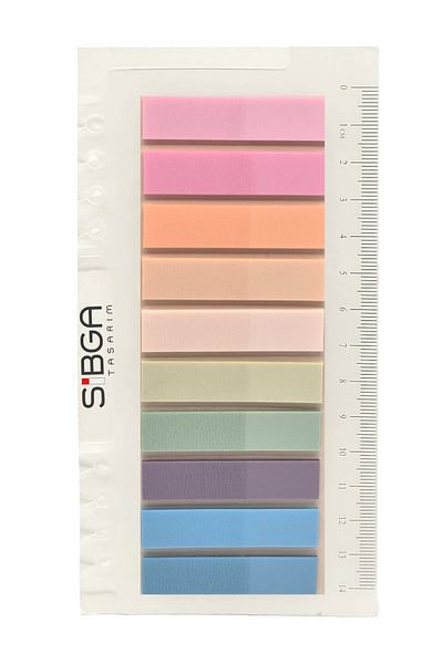 sibga tasarım Transparent Colored Postit Post-it Post It.Bookmark Bookmark Postit Sticker Note Paper 200 Sheets