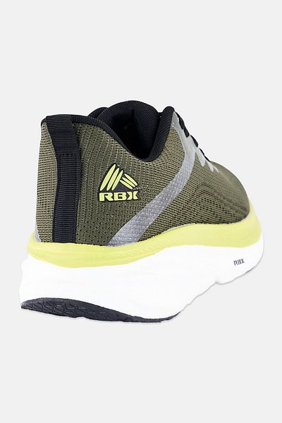 RBX Men Lace Up Running Shoes, Olive