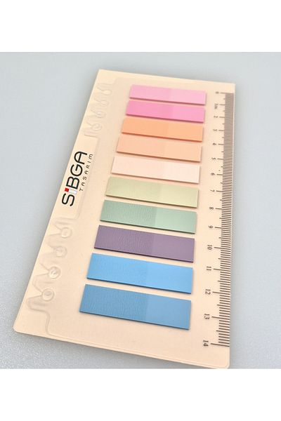 sibga tasarım Transparent Colored Postit Post-it Post It.Bookmark Bookmark Postit Sticker Note Paper 200 Sheets