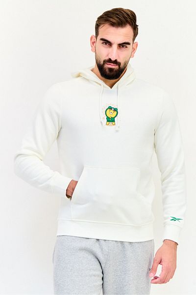 Reebok X Kakao Friends Men Sportswear Fit Long Sleeves Outdoor Hoodie, White