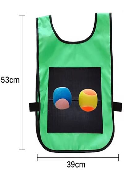 rexa Sticky Ball Vest Game for Kids – Fun Outdoor Target Game Set with Sticky Balls & Vests