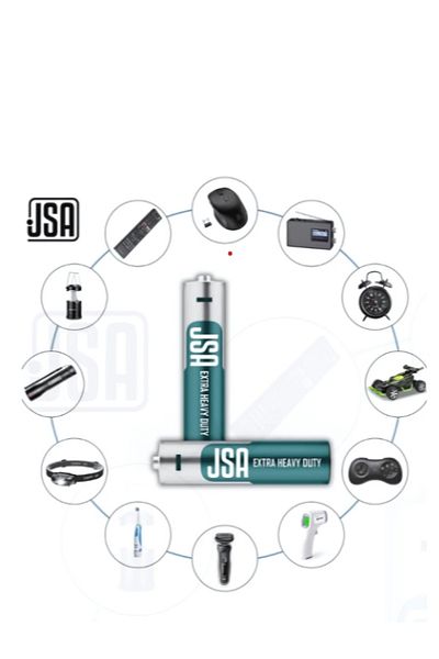 JSA Set of (12) 48-piece AA long-life batteries from JSA