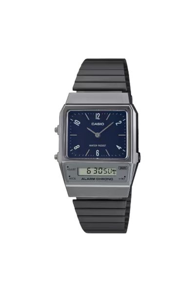 Casio CASIO Unisex Analog-Digital Blue Dial Watch - AQ-800EB-2ADF