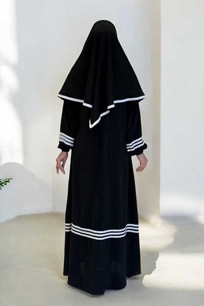 Bym Fashion Shawl Dress Double Suit 6036 Black