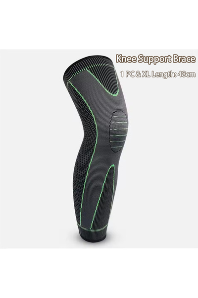 Choice XL green 1PC Knee Support Brace Compression Sleeve Long Full Legs Slee...