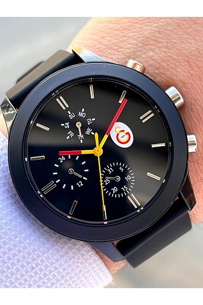 Quantum Galatasaray Licensed Internal Functions Active 3 Atm Silicone Cord Fan Wrist Watch 1905.651