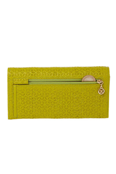 Tergan Yeşil Hakiki Deri Kadın Cüzdan - S1cb00005787-t7a