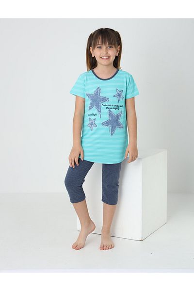 ERTA GOLD Girl's Summer Capri Suit
