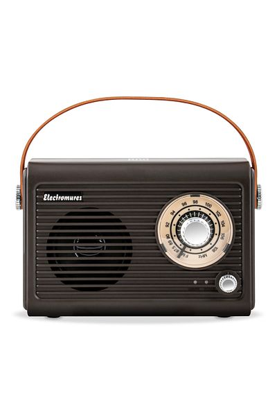 Electromures Retro radio with Bluetooth speaker Electromures EM 1005, 5V, 1500 mAh, Autonomy 6 h, Brown