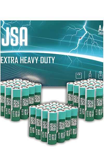 JSA Set of (12) 48-piece AA long-life batteries from JSA