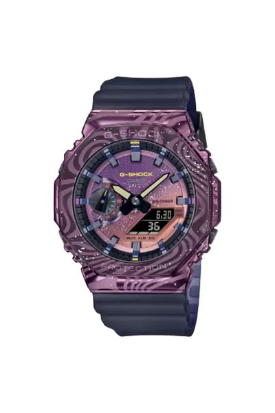 G-SHOCK G-SHOCK Men's Analog-Digital Purple Dial Watch - GM-2100MWG-1ADR