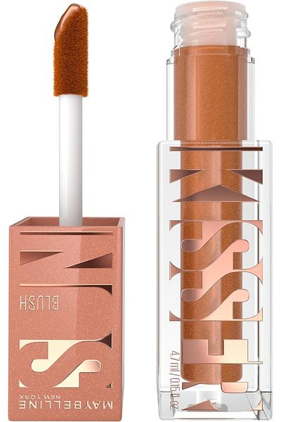 LEADING LINES Maybelline New York, Sensational Illuminating Liquid Blush with Vitamin E, 11 (Electric Bronze)