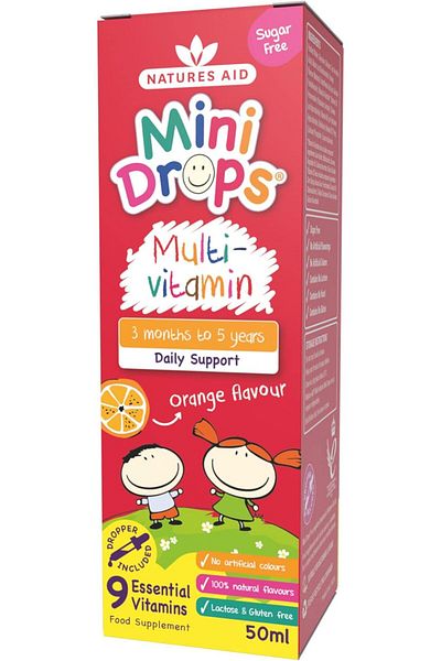 Natures Aid Multi-Vitamin Drops, 50 ml
