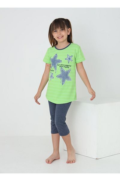 ERTA GOLD Girl's Summer Capri Suit