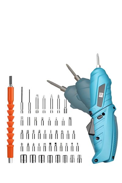 JSA 3.6V Foldable Battery Screwdriver with Flashlight The perfect tool for various household chores
