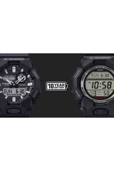 G-SHOCK Men's Digital Black Dial Watch - GD-010-1A1DR