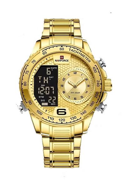 Naviforce Men's Water Resistant Analog/Digital Watch