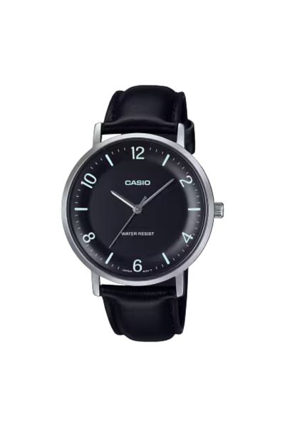 Casio CASIO Men's Analog Black Dial Watch - MTP-VT03L-1BDF