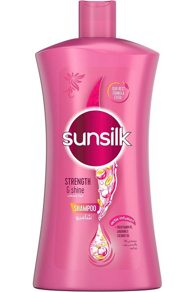 Sunsilk Strength & Shine Shampoo 1l – Fortifies Weak Hair With Pro-vitamin B5 & Arginine Formula