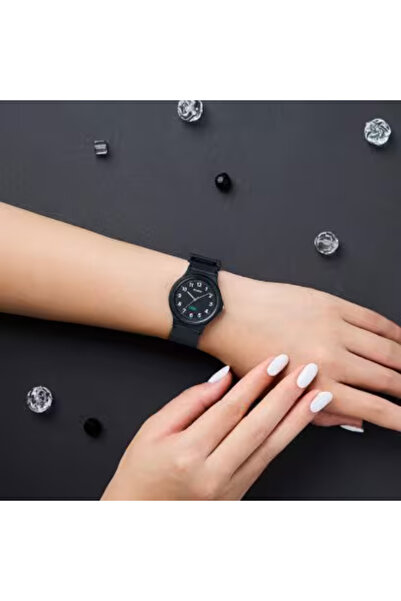 Casio CASIO Unisex Analog Black Dial Watch - LQ-24B-1BDF