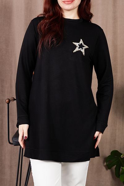 DPARİS Star Stone Ribbed Tunic