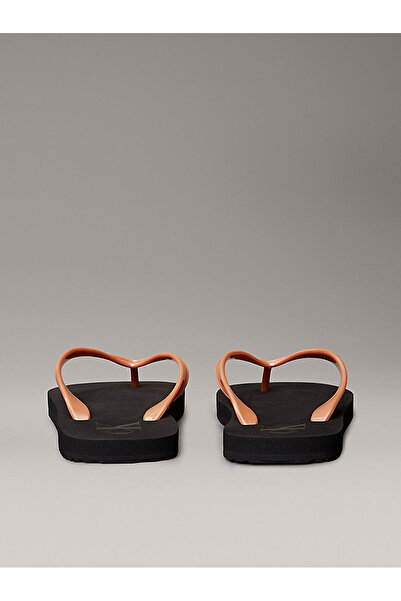 Calvin Klein Kadın Parmak Arası Tabanda Ck Yazı Detay Rahat Taban Pembe Terlik YW0YW01719-00W