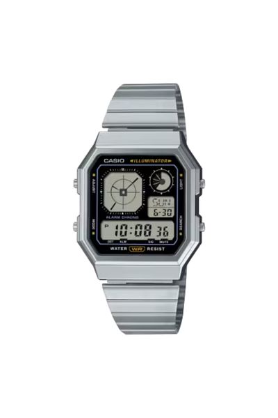 Casio CASIO Unisex Digital Grey Dial Watch - A130WE-1ADF