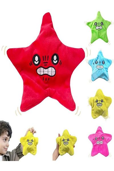 rexa Angry Star Plush Moving, Angry Starfish Toy 22.5X22.5 CM