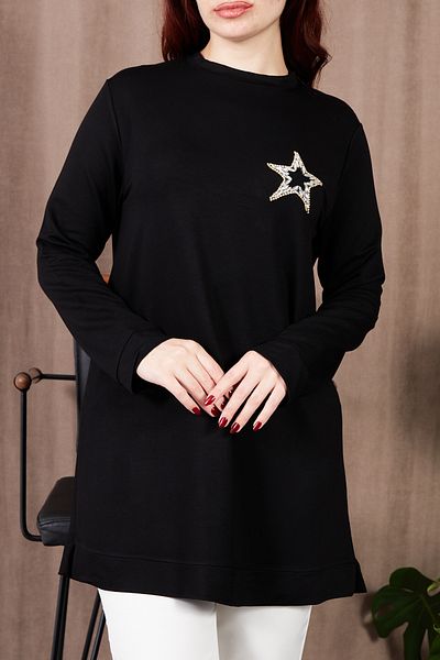 DPARİS Star Stone Ribbed Tunic