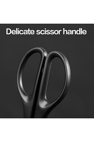 Deli EM600 Scissors 170mm Black, Red – ideal for office and home cutting