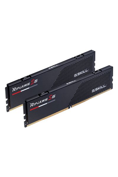 G Skill ذاكرة سطح المكتب G.skill Ripjaws S5 F5-6000j3636f32gx2-rs5k 64 جيجابايت (2X32 جيجابايت) Ddr5 6000 ميجا هرتز Cl36