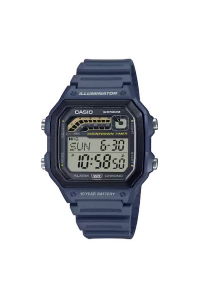 Casio CASIO Men's Digital Grey Dial Watch - WS-1600H-2AVDF