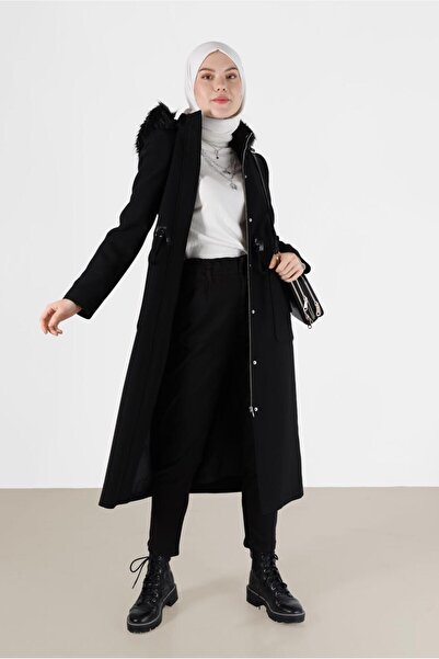 TRENDTESETTÜR Women's Black Skinny Leg Trousers 70281