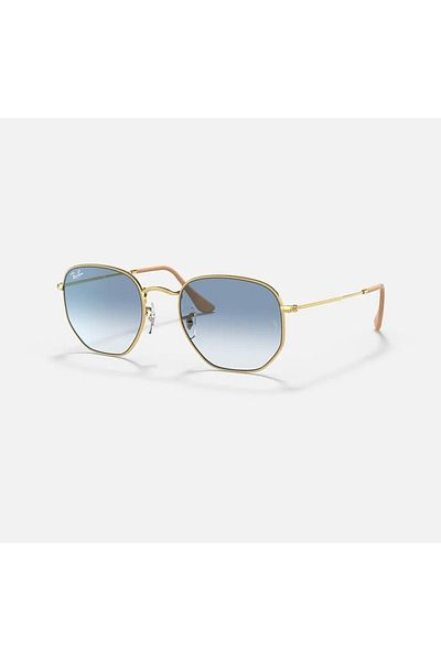 Ray-Ban Hexagon Sunglasses Blue Gradient RB3548 001/3F Size 54
