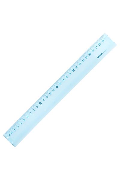 Deli Deli 6209 Ruler, 30cm (12 Inch) Flexible Transparent, Blue/Green – For School & Daily Use