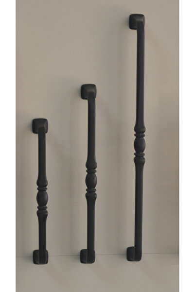 BafArt مقبض أثاث شهزاد 224 ملم أسود مطفي