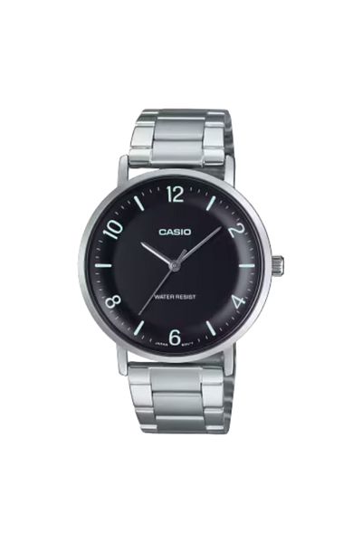 Casio CASIO Men's Analog Black Dial Watch - MTP-VT03D-1BDF