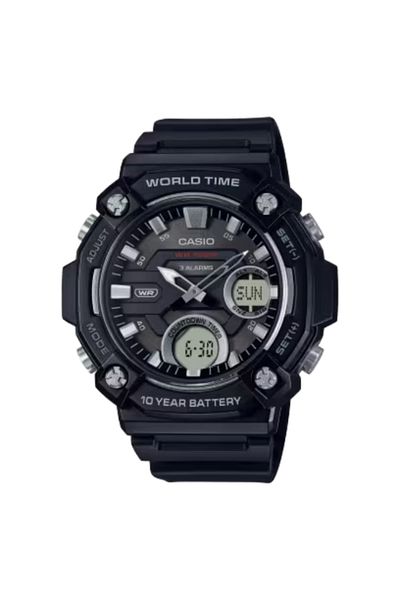 Casio CASIO Men's Analog-Digital Grey Dial Watch - AEQ-120W-1AVDF