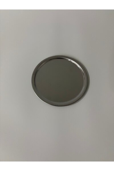 Livra Homee 16 cm Steel Serving Plate, Stainless Flat Plate Set of 4