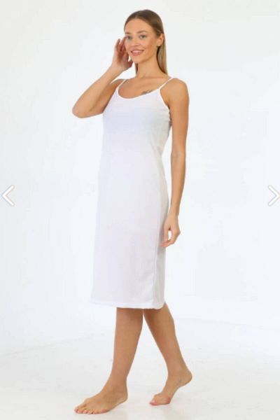 Ladytime Long Petticoat with Rope Strap - 2155