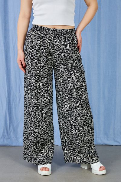 DPARİS Patterned Wide Leg Trousers