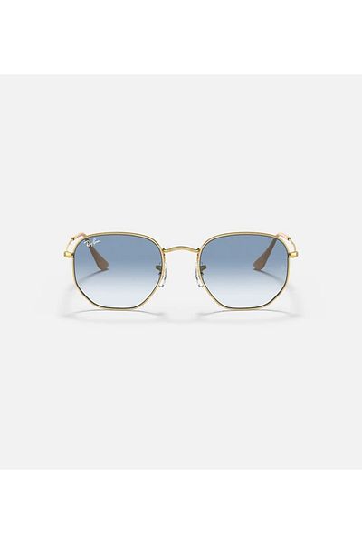 Ray-Ban Hexagon Sunglasses Blue Gradient RB3548 001/3F Size 54