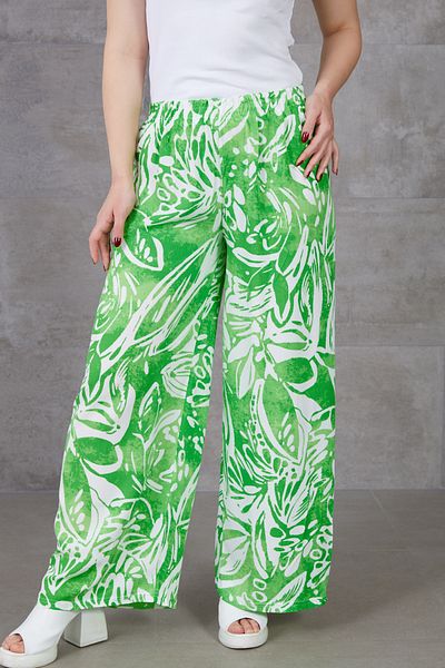 DPARİS Patterned Elastic Waist Trousers