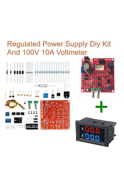 Choice Kit And 10a 0-30v 2ma-3a Dc Regulated Power Supply Diy Kit For Adjustable Current Limit Protection I