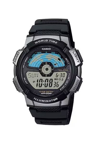 Casio CASIO Men's Digital Grey Dial Watch - AE-1100W-1A