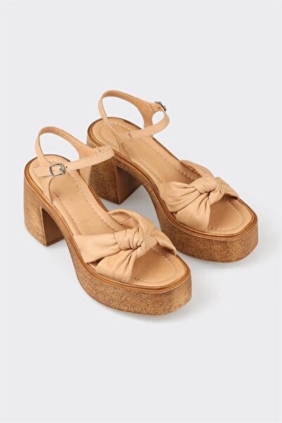 PASSAGE SHOES Women's Genuine Leather Clogs Sandals 6319 Caramel